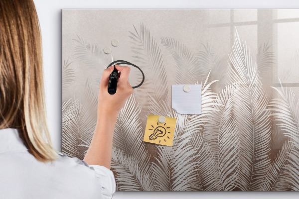 Dry erase board magnetic Stylish board for photos and notes