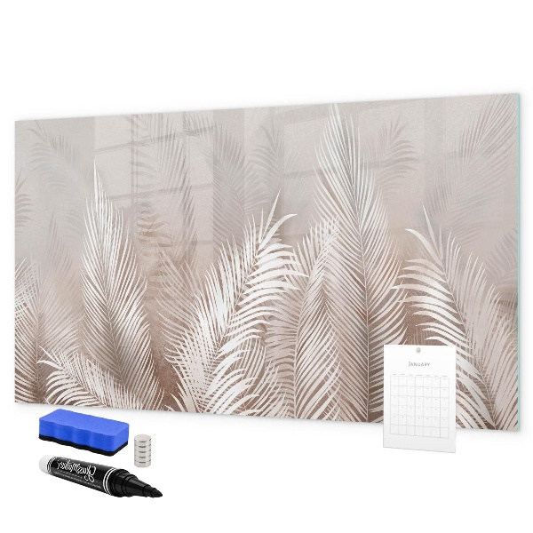 Dry erase board magnetic Stylish board for photos and notes