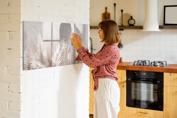 Dry erase board magnetic Stylish board for photos and notes