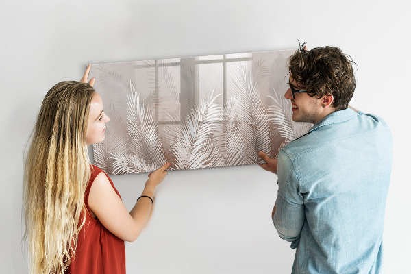 Dry erase board magnetic Stylish board for photos and notes