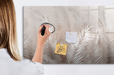 Dry erase board magnetic Stylish board for photos and notes
