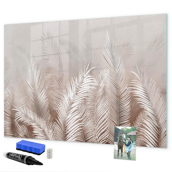 Dry erase board magnetic Stylish board for photos and notes
