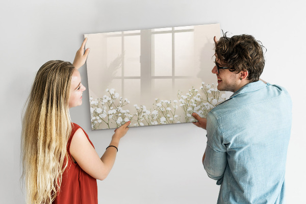 Dry erase board magnetic A stylish board for notes and photos
