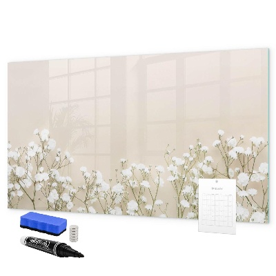 Dry erase board magnetic A stylish board for notes and photos
