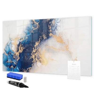 Magnetic dry erase board Modern board for photos and notes