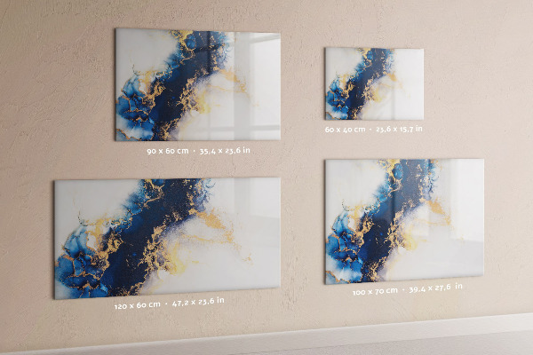 Magnetic dry erase board Modern board for photos and notes