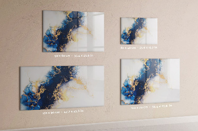 Magnetic dry erase board Modern board for photos and notes