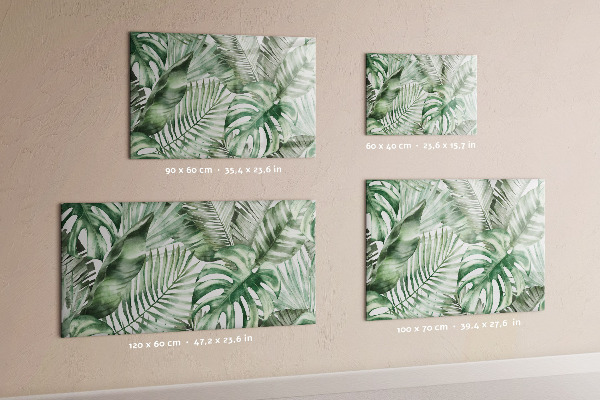 Magnetic dry erase board Green poster with photos and accessories