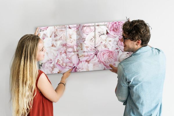 Dry erase board magnetic Floral board for notes and photos