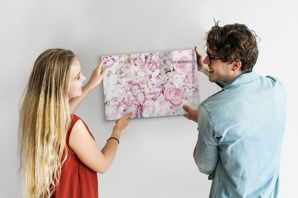 Dry erase board magnetic Floral board for notes and photos