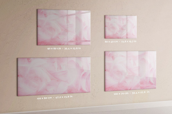 Dry erase board magnetic Pink board for notes and photos