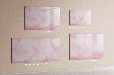 Dry erase board magnetic Pink board for notes and photos
