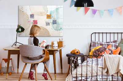 Magnetic dry erase board Creative photo display board