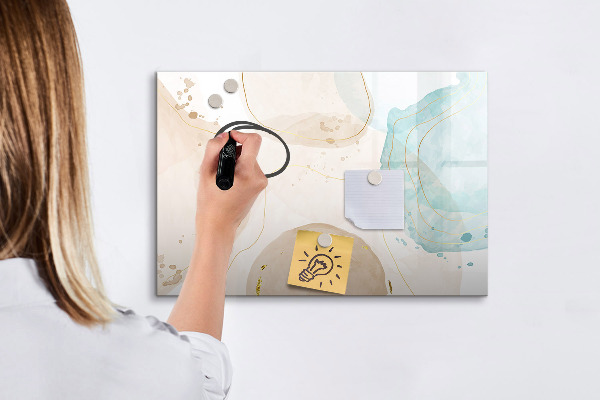 Magnetic dry erase board Creative photo display board