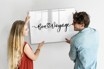Magnetic dry erase board A creative space for memories and photos