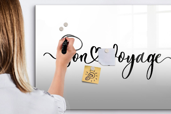 Magnetic dry erase board A creative space for memories and photos