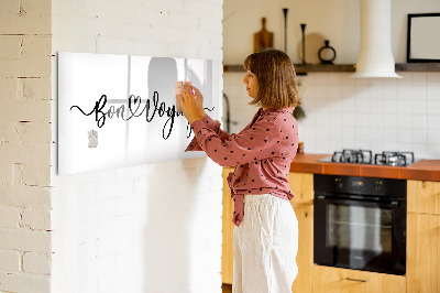 Magnetic dry erase board A creative space for memories and photos