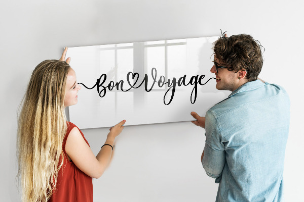 Magnetic dry erase board A creative space for memories and photos