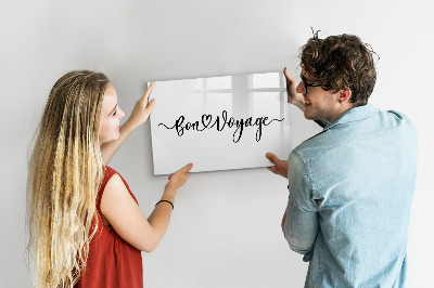 Magnetic dry erase board A creative space for memories and photos