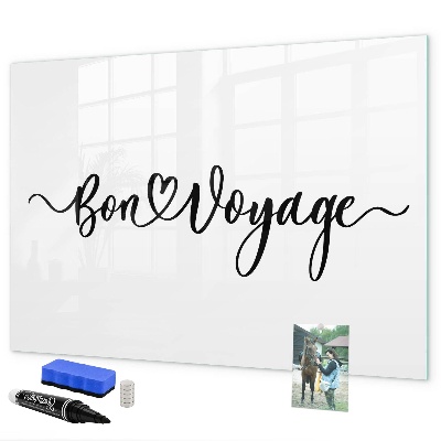 Magnetic dry erase board A creative space for memories and photos