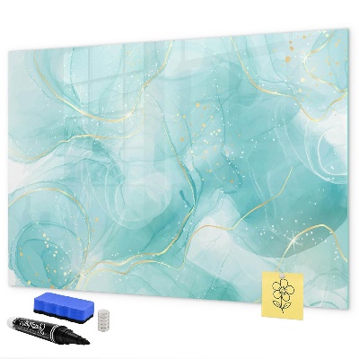 Dry erase board magnetic A colorful board for photos and notes