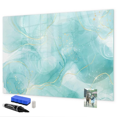 Dry erase board magnetic A colorful board for photos and notes