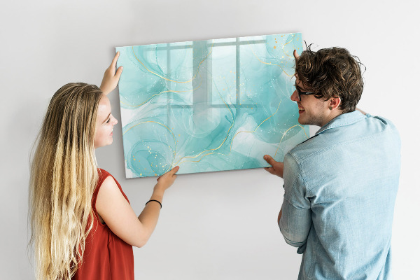 Dry erase board magnetic A colorful board for photos and notes