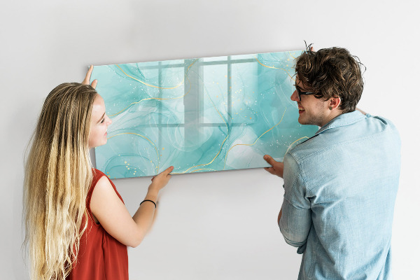 Dry erase board magnetic A colorful board for photos and notes
