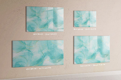 Dry erase board magnetic A colorful board for photos and notes