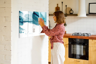 Magnetic dry erase board A colorful poster for presenting photos