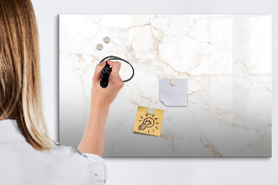 Dry erase board magnetic Modern board for notes and photos
