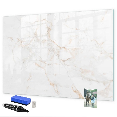 Dry erase board magnetic Modern board for notes and photos