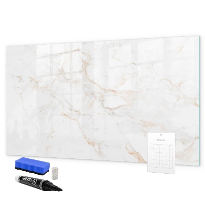 Dry erase board magnetic Modern board for notes and photos
