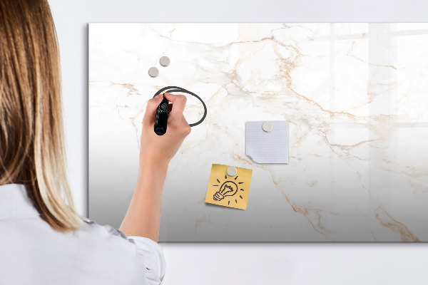 Dry erase board magnetic Modern board for notes and photos