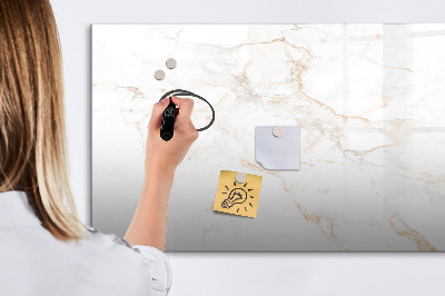 Dry erase board magnetic Modern board for notes and photos