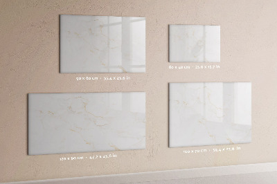 Dry erase board magnetic Modern board for notes and photos