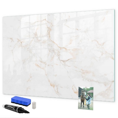 Dry erase board magnetic Modern board for notes and photos