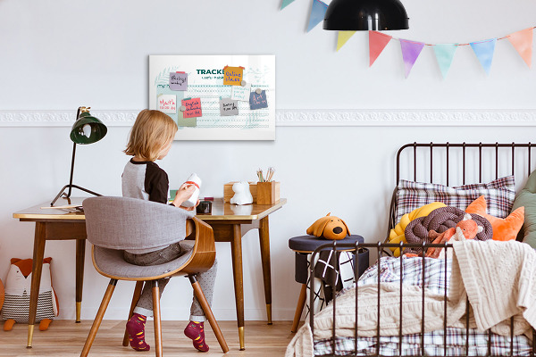 Dry erase board magnetic Tracking useful habits every day