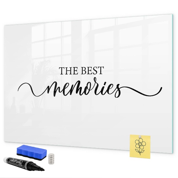 Magnetic dry erase board The best moments of your life