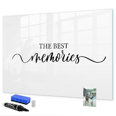 Magnetic dry erase board The best moments of your life