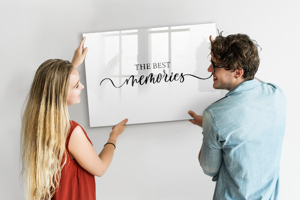 Magnetic dry erase board The best moments of your life