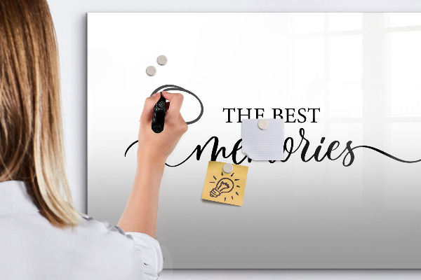 Magnetic dry erase board The best moments of your life