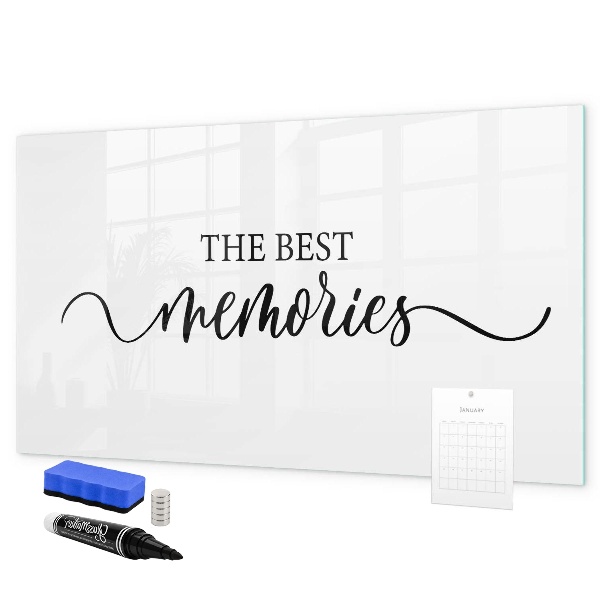 Magnetic dry erase board The best moments of your life