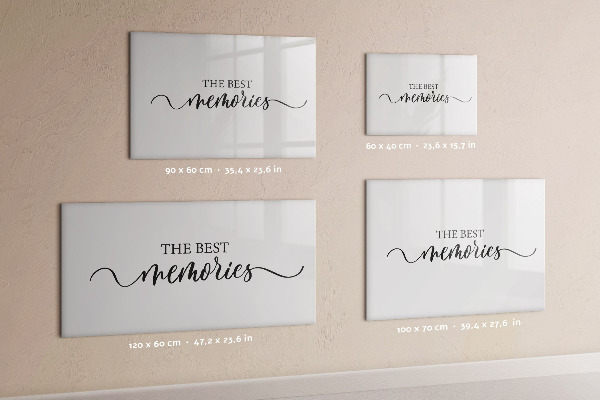 Magnetic dry erase board The best moments of your life