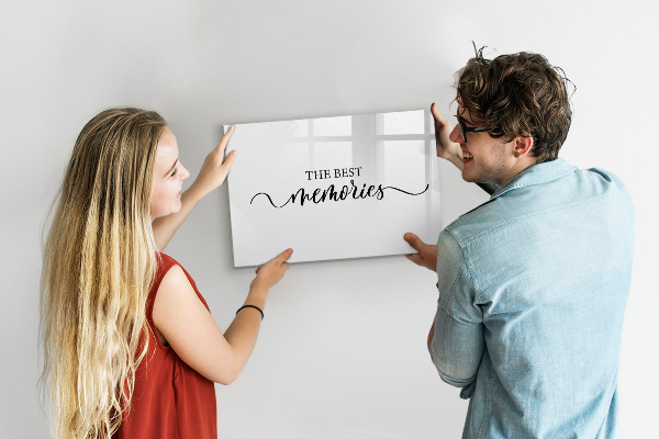 Magnetic dry erase board The best moments of your life