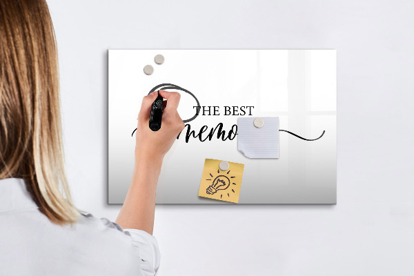 Magnetic dry erase board The best moments of your life