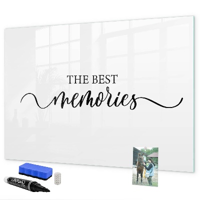 Magnetic dry erase board The best moments of your life