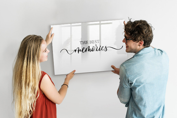 Magnetic dry erase board The best moments of your life