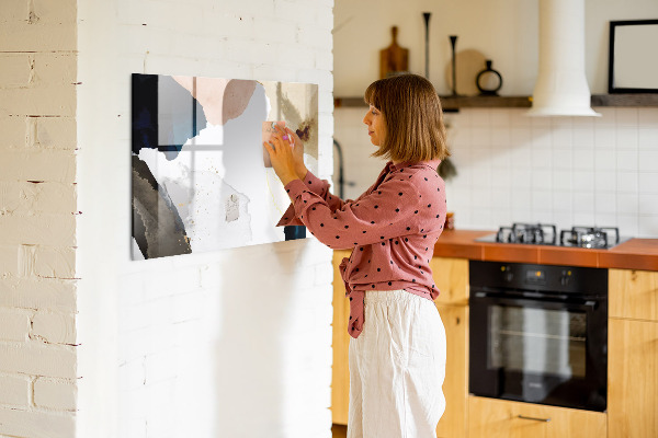 Dry erase board magnetic A creative space for presenting photos