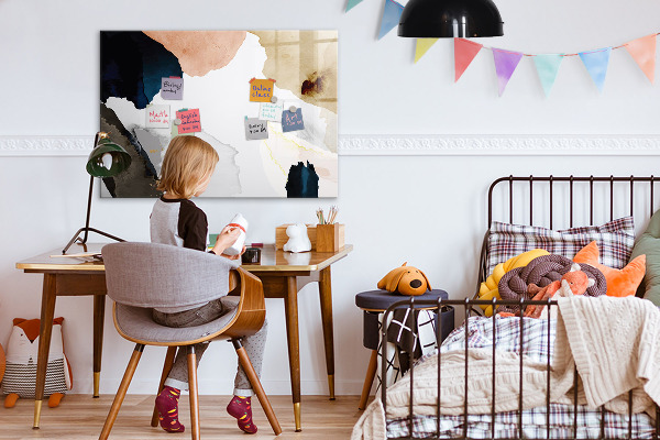 Dry erase board magnetic A creative space for presenting photos